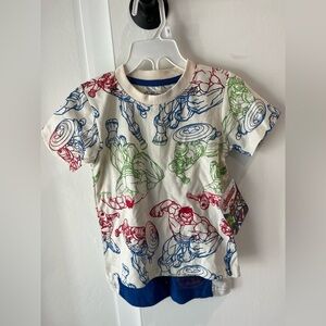 Marvel Kids Matching Set - Red, Green, Blue Size 4T